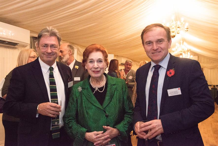 Alan Titchmarsh, Baroness Fookes, George Eustice